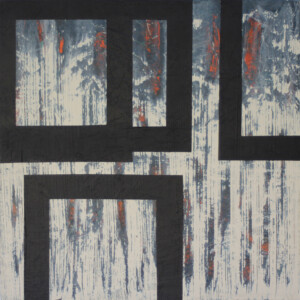 DESTINO IV. Políptico. nºIII. Técnica mixta s/Tabla. 60x60cm. 2018