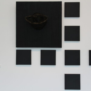 ÁNIMA. Políptico. Esparto y acrílico s/Tabla. 60x60cm. 2018