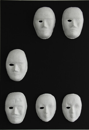 MONOCULAR. Papel seda y engrudo s/Cartón pluma. 70x100cm. 2019