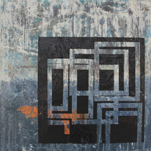 DESTINO I. Políptico. nºIV. Técnica mixta s/Tabla. 60x60cm. 2017